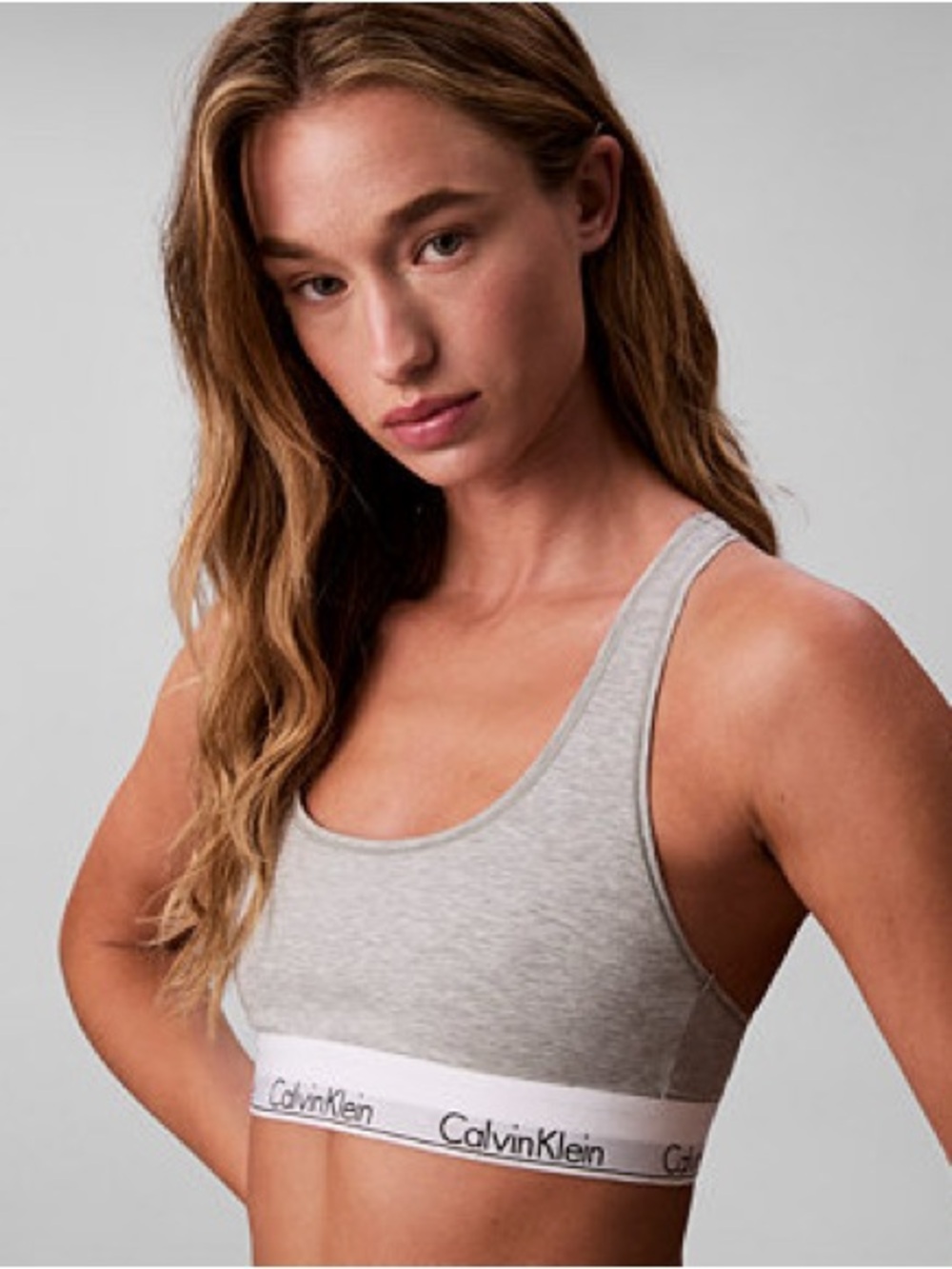 Calvin Klein Women’s Icon cotton Unlined Racerback Bralette